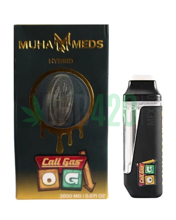 PLUMA WAX – MUHA MEDS  "Call Gas OG"  2ML (HIBRIDA)