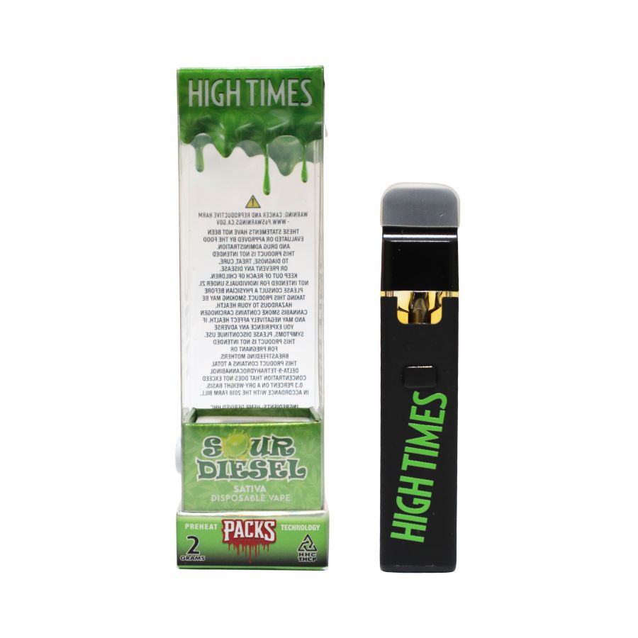 PLUMA DE WAX DESECHABLE - PACKS "Sour Diesel" 2ML (SATIVA)