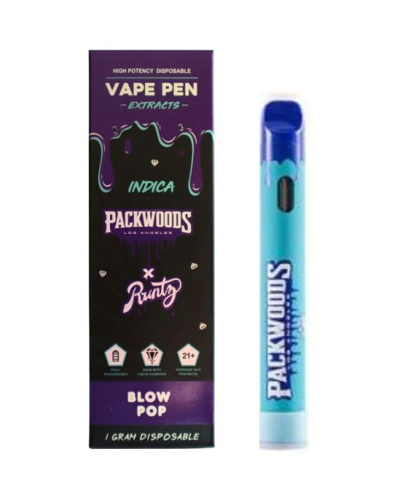 PLUMA DE WAX DESECHABLE - PACKWOODS "Blow Pop" (INDICA)