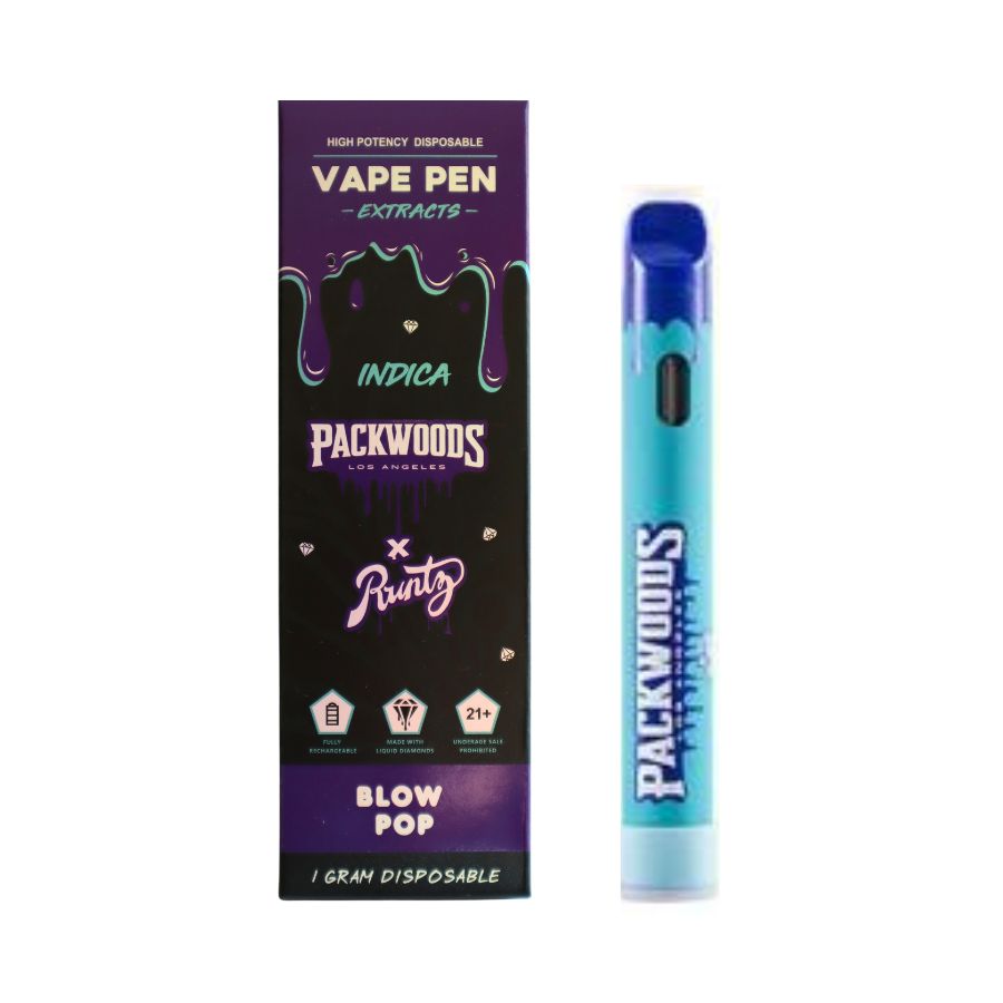 PLUMA DE WAX DESECHABLE - PACKWOODS "Blow Pop" (INDICA)