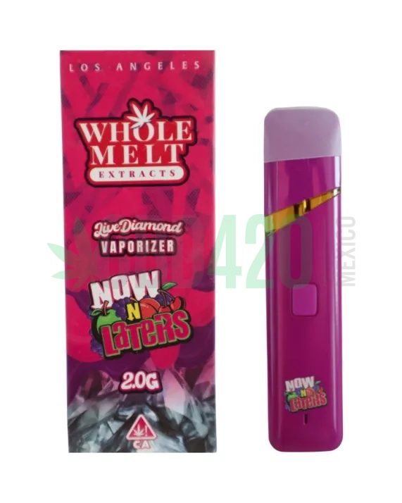 PLUMA DE WAX DESECHABLE - Whole Melt "Now N Laters" 2ML (HÍBRIDA)