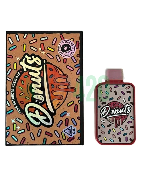 PLUMA DE WAX DESECHABLE - DONUTS X FRYD  "Peach Cobbler" 2ML (HÍBRIDA)