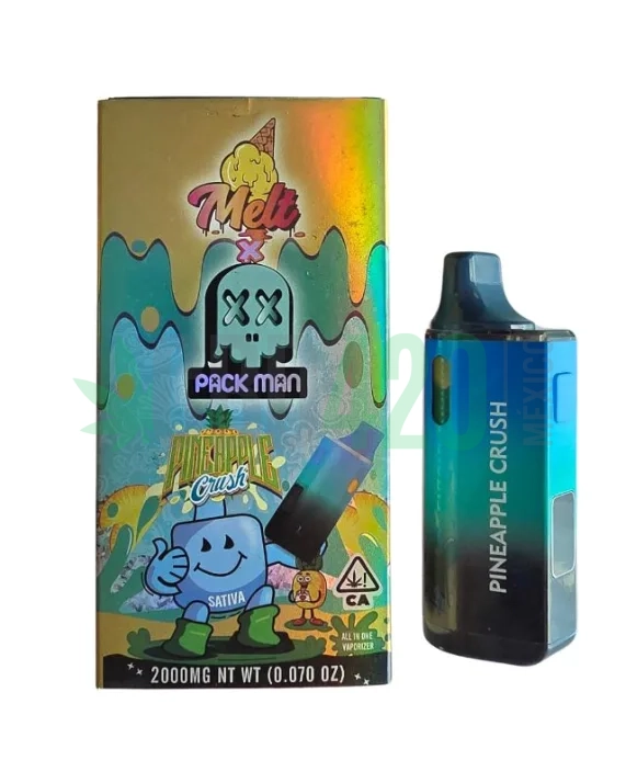 PLUMA DESECHABLE DE WAX – PACK MAN «Pineapple Crush» (SATIVA)