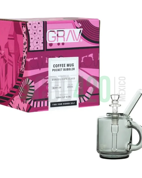 GRAV COFFE MUG POCKET BUBBLE - PBCM-LIGHT COBALT