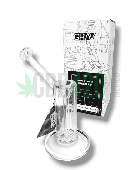 GRAV SAMLL UPRIGHT BUBBLER - CLEAR UB3.0