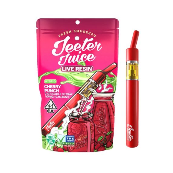 PLUMA DE WAX DESECHABLE JEETER JUICE CHERRY PUNCH HIBRIDA