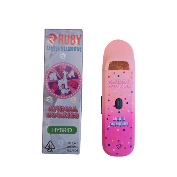 PLUMA DESECHABLE RUBY ANIMAL COOKIES HIBRIDA