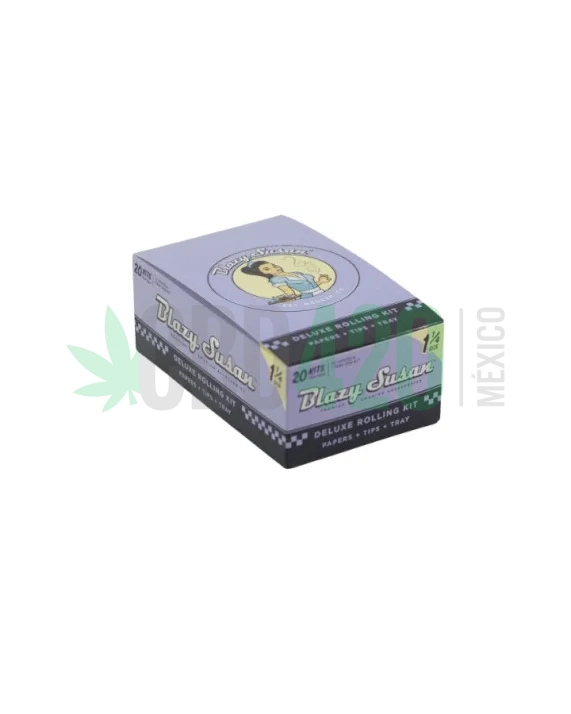 SÁBANAS - BLAZY SUSAN "Purple delux rolling kit" 1 1/4 size (caja 20 paquetes)