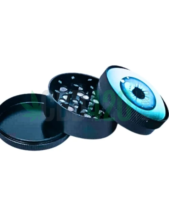 Grinder metal 3 partes negro mediano tapa ojo FG-072 50mm