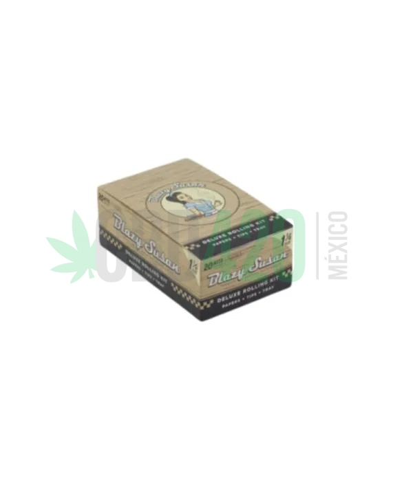 SÁBANAS - BLAZY SUSAN "Brown delux rolling kit" 1 1/4 size (caja 20 paquetes)
