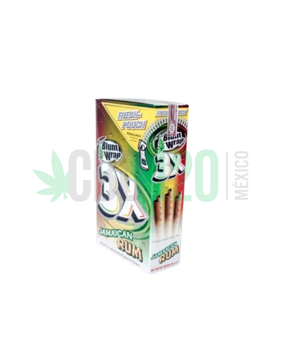 WRAPS PREROLADOS - BLUNT WRAP "Jamaican Run" (15x3 piezas)