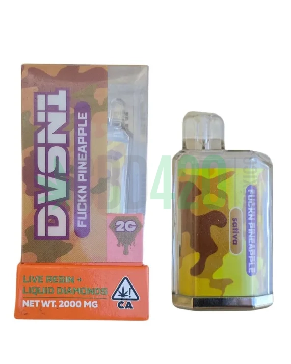 PLUMA DE WAX DESECHABLE -  DVSN1 "Fuckn Pineapple" 2ML (SATIVA)
