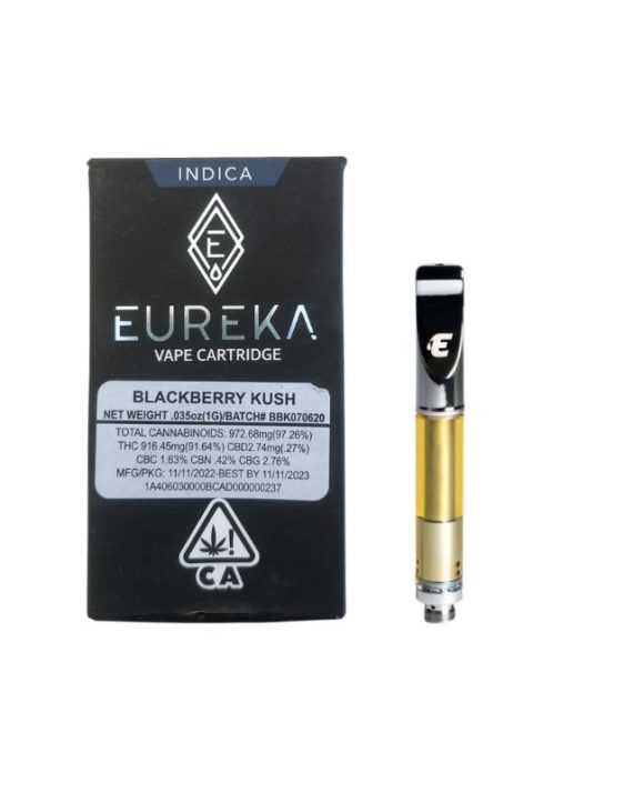CARTUCHO WAX – EUREKA «Blackberry Kush» (ÍNDICA)