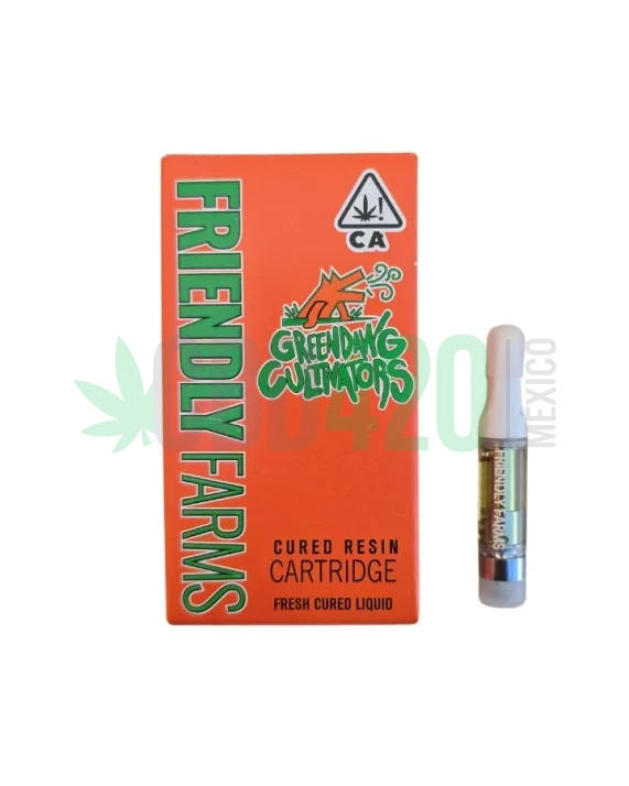 CARTUCHO WAX THC  - FRIENDLY FARMS "Greendawg Cultivators" (Híbrida)