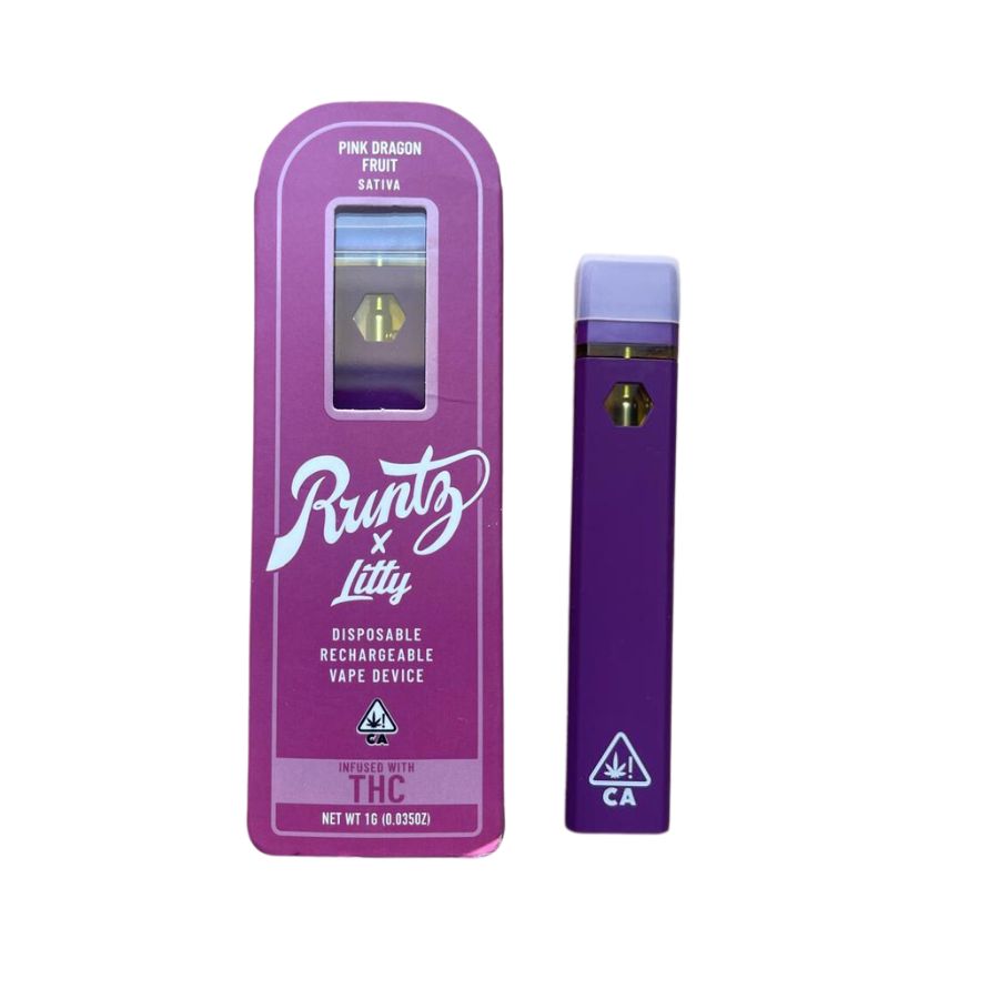PLUMA DE WAX DESECHABLE - RUNTZ BY LITTY "Pink Dragon Fruit" (SATIVA)