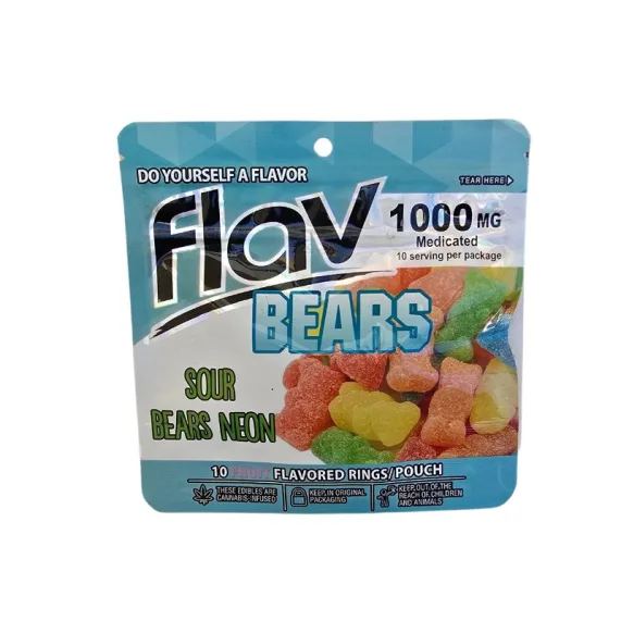 GOMAS FLAV BEARS SOUR BEARS NEON