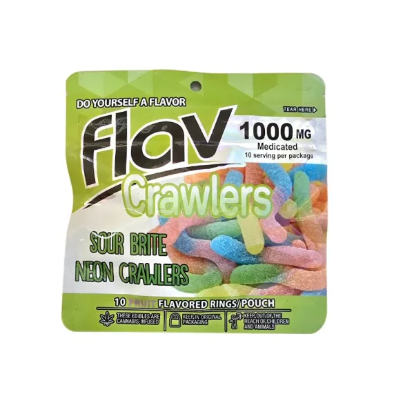 GOMAS FLAV CRAWLERS SOUR BRITE & NEON CRAWLERS