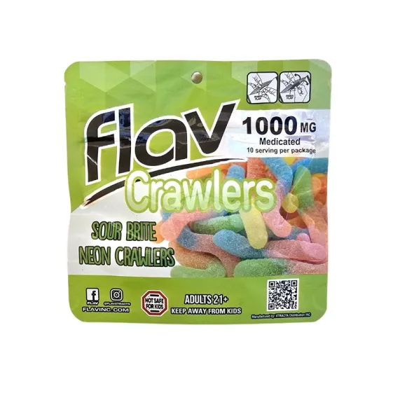 GOMAS FLAV CRAWLERS SOUR BRITE & NEON CRAWLERS REVERSO