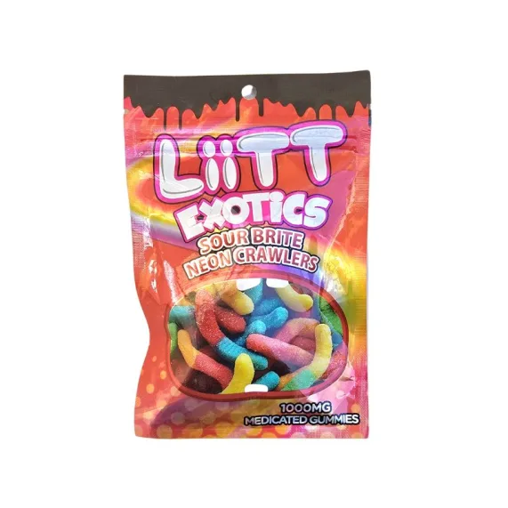 GOMAS LIITT EXOTICS SOUR BRITE & NEON CRAWLERS