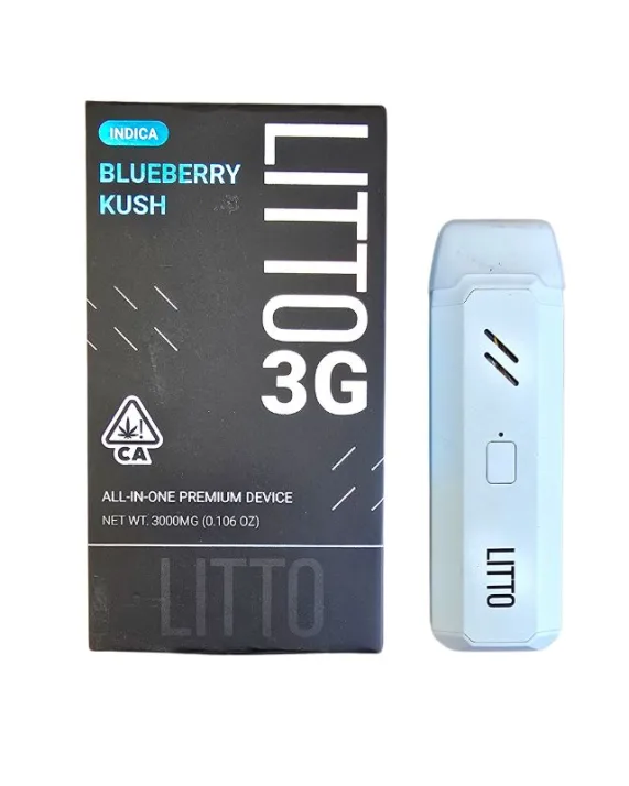 PLUMA DE WAX - LITTO - "Blueberry kush" 3ML (INDICA)