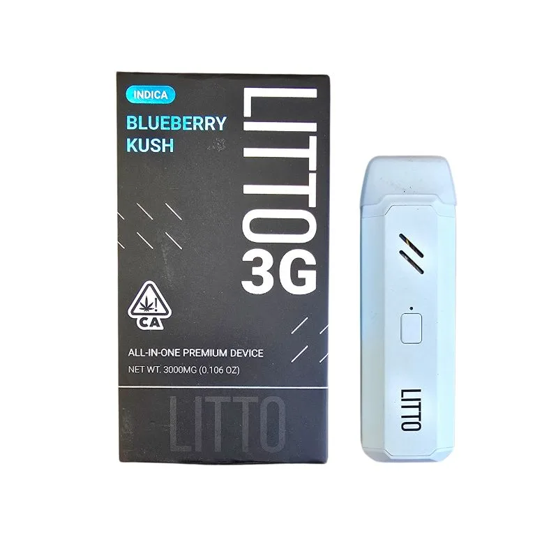PLUMA DE WAX - LITTO - "Blueberry kush" 3ML (INDICA)