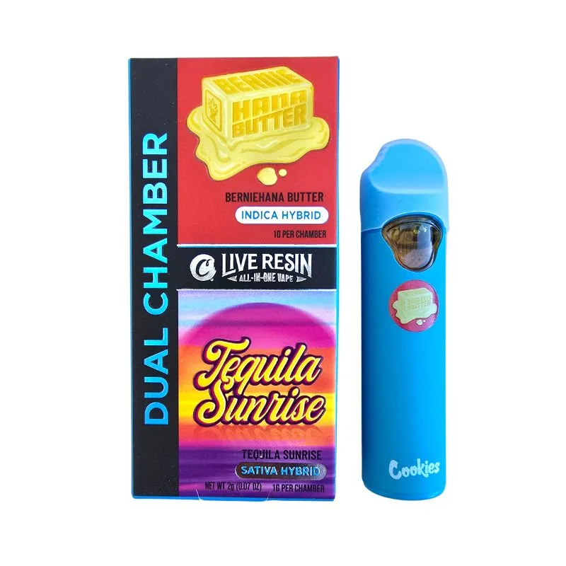 PLUMA DE WAX - COOKIES (2 sabores) "Hana Butter-tequila sunrise" (INDICA - HIBRIDA) 2ML