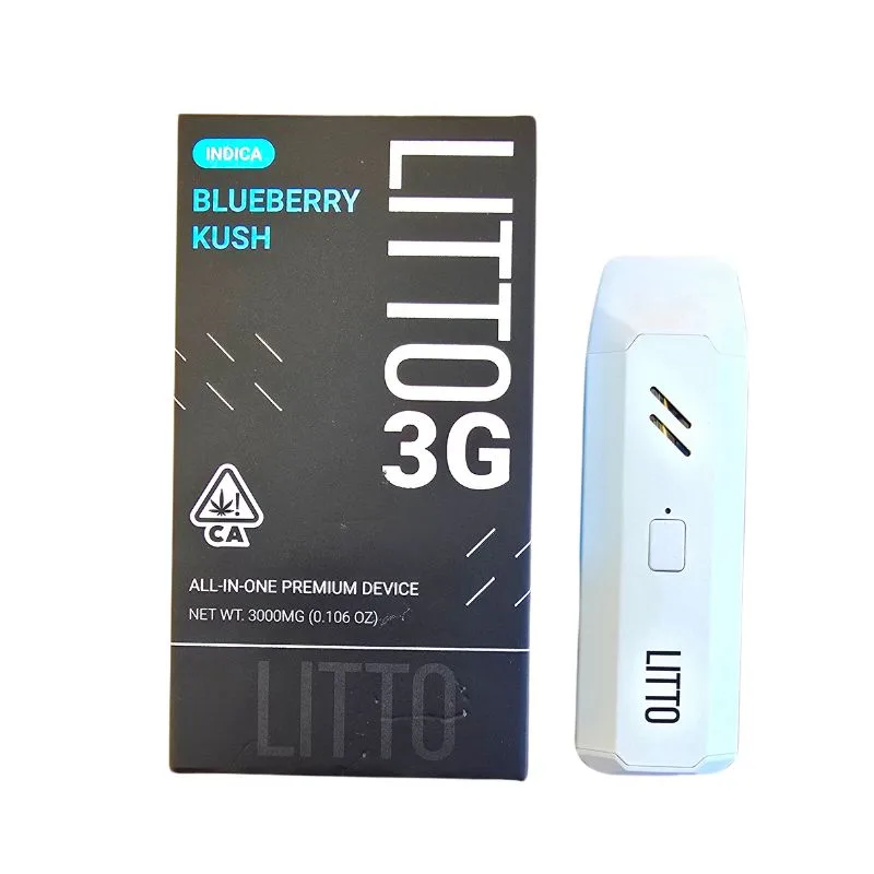 PLUMA DE WAX - LITTO "Blueberry Kush" 3ML (INDICA)