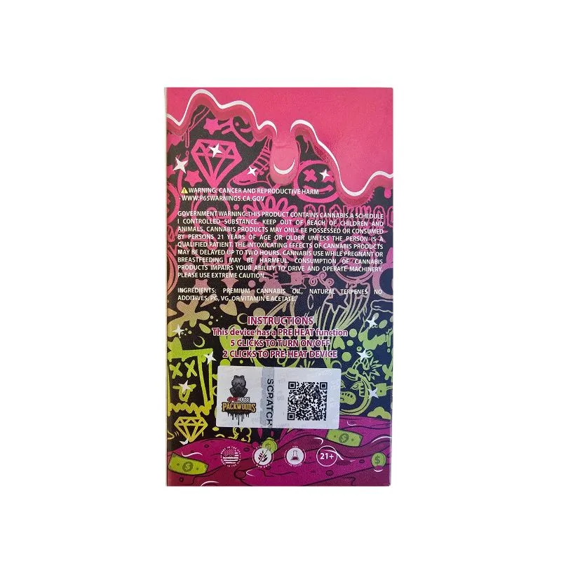 PLUMA WAX PACKWOODS STRAWBERRY BANANA REVERSO