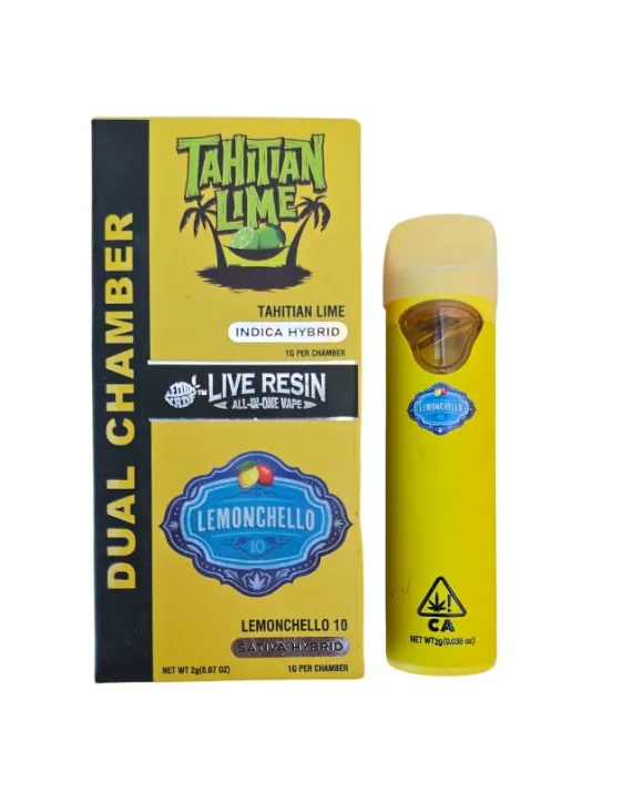 PLUMA DE WAX - COOKIES (2 en 1) "Tahitian Lime - Lemonchello"2ML (SATIV-INDICA)