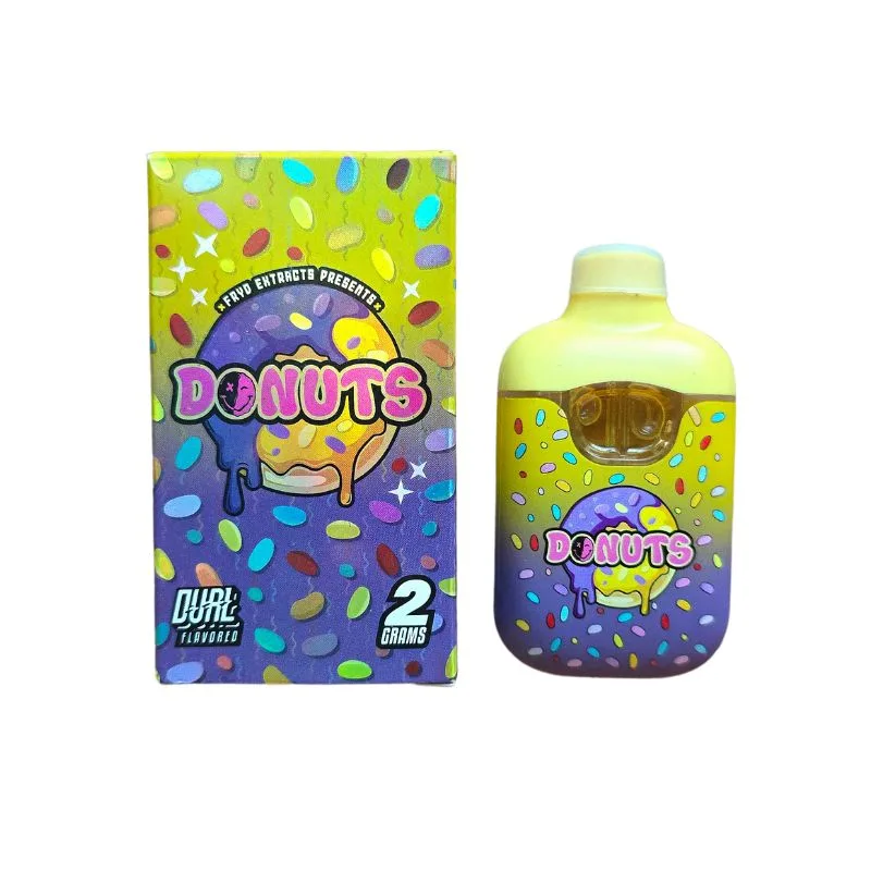 PLUMA DE WAX - DONUTS X FRYD (2 sabores) "Purple Berry - Jungle Juice" 2ML (ÍNDICA-SATIVA)