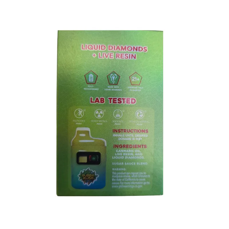 PLUMA WAX PACKWOODS BUBBA KUSH REVERSO