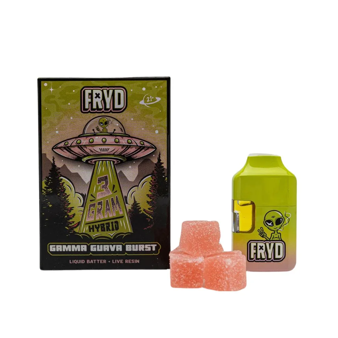 PLUMA DE WAX + GOMITAS - FRYD - "Gamma Guava Burst" 3ML (HIBRIDA)