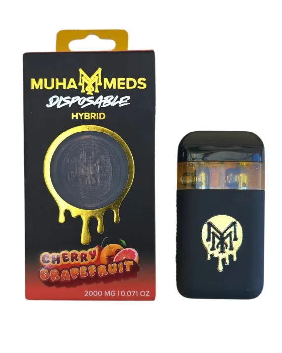 PLUMA WAX – MUHA MEDS  "Cherry Grapefruit" 2ML (HIBRIDA)