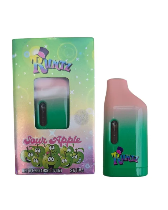 PLUMA DE WAX- RUNTZ "Sour Apple" 2ML (SATIVA)