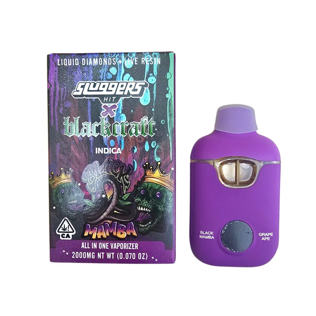 PLUMA DE WAX - SLUGGERS HIT (2 sabores) "Mamaba & Grape Ape" 2ml (INDICA)