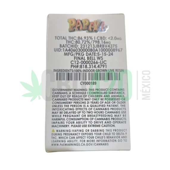 PLUMA DE WAX - JUNGLE BOYS - PAPAYA - REVERSO