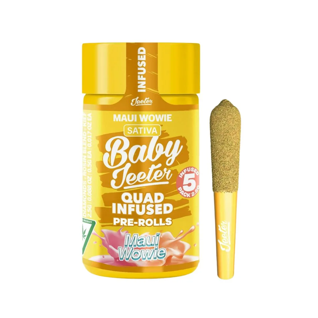 PORROS PRE-ROLADOS - BABY JEETER - "Maui Wowie" 2.5 GR (5 piezas)