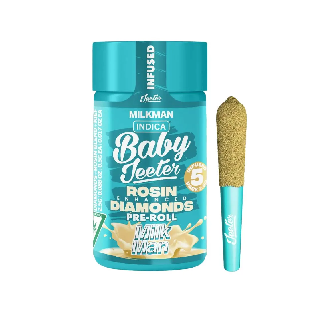 PORROS PRE-ROLADOS - BABY JEETER - "Milkman" 2.5 GR (5 piezas)
