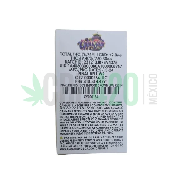 PLUMA WAX JUNGLE BOYS APPLE JAM REVERSO