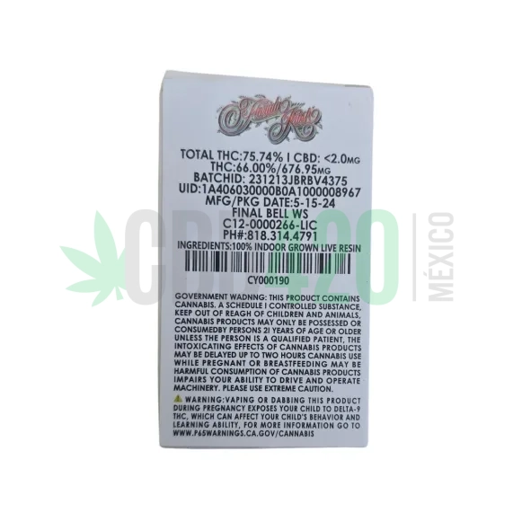 PLUMA WAX JUNGLE BOYS FLORIDA KUSH REVERSO