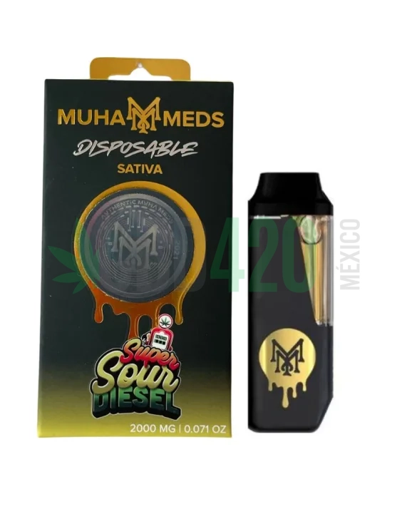 PLUMA WAX – MUHA MEDS "Super Sour Diesel" 2ML (SATIVA)