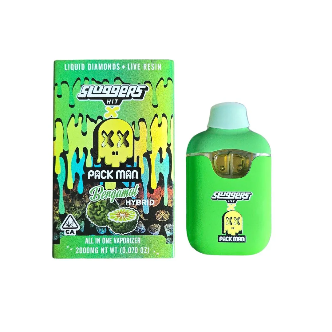 PLUMA DE WAX - SLUGGERS X PACK MAN (2 sabores) "Bengamol &Forbidden Gelato" 2ml (INDICA/HIBRIDA)