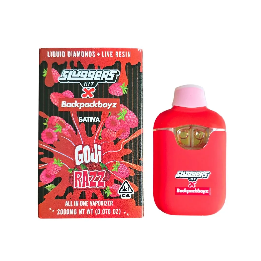 PLUMA DE WAX - SLUGGERS-BACKPACKBOYZ (2 sabores) "Goji Razz & Black Cherry Gelato" 2ML (SATIVA)