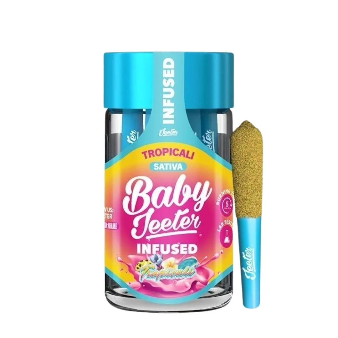 PORROS PRE-ROLADOS - BABY JEETER - "Tropicali" 2.5 GR (5 piezas)