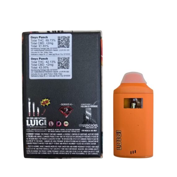 PLUMA DESECHABLE WAX LUIGUI ONYX PUNCH 1
