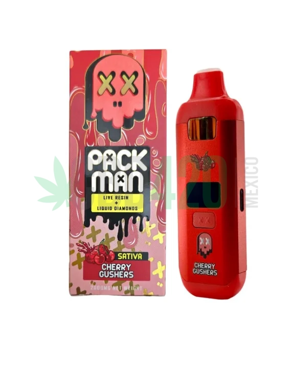 PLUMA DE WAX – PACK MAN «Cherry Gushers» 2ML (SATIVA)