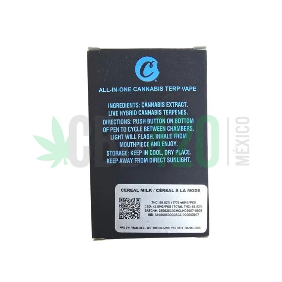 PLUMA WAX COOKIES CEREAL MILK - CEREAL A LA MODE REVERSO