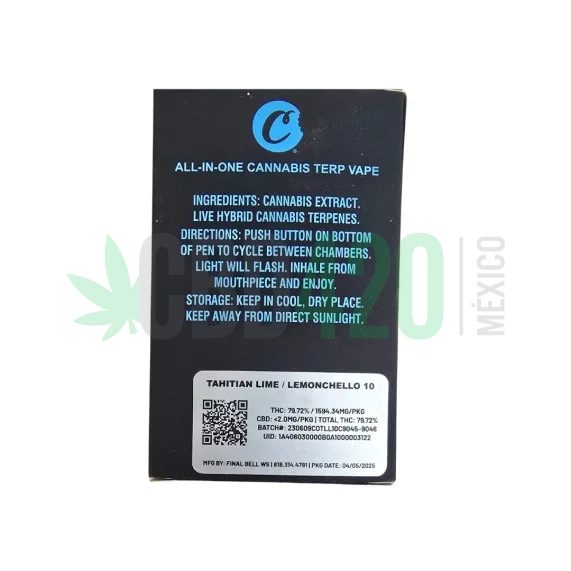 PLUMA WAX COOKIES TAHITIAN LIME - LEMONCHELLO 10 REVERSO 2