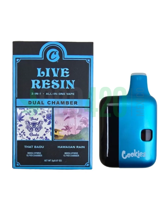 PLUMA DE WAX - COOKIES (2 sabores) "That Badu - Hawiian Rain" 2ML (INDICA/HIBRIDA)