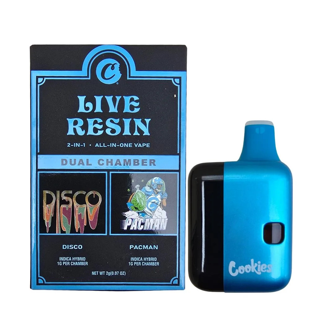 PLUMA DE WAX - COOKIES (2 sabores) "Disco- Pacman" 2ML (INDICA/HIBRIDA)